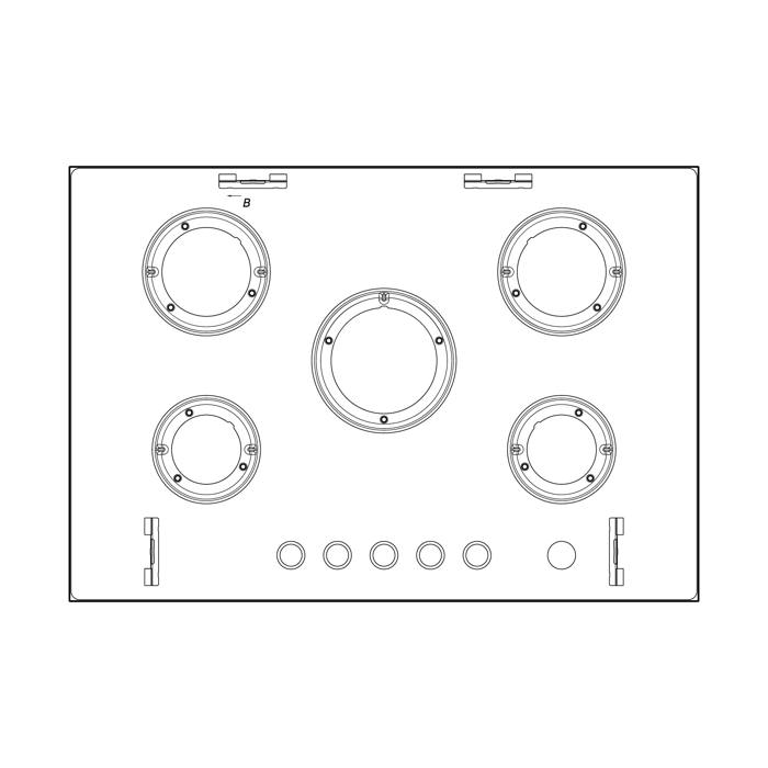 ARBEITSPLATTE,INOX,ELECTROLUX,