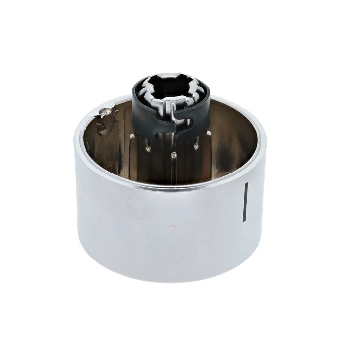 knob, chrome plated