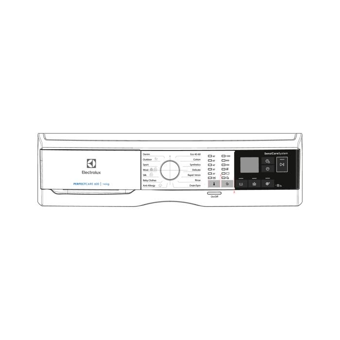 control panel,white,Electrolux,EN,SYM