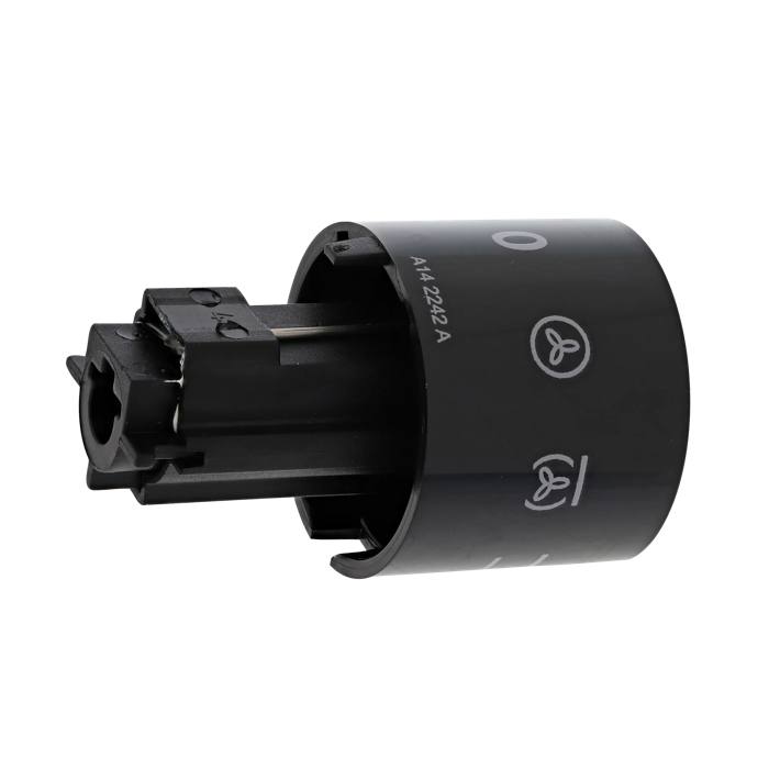 knob, function, black, 7+0