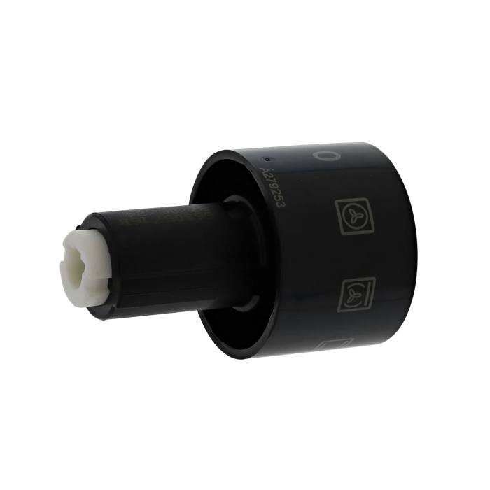 knob, function, black, 7+0