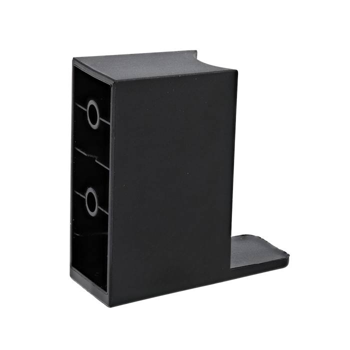 adaptateur, poignée, noir,