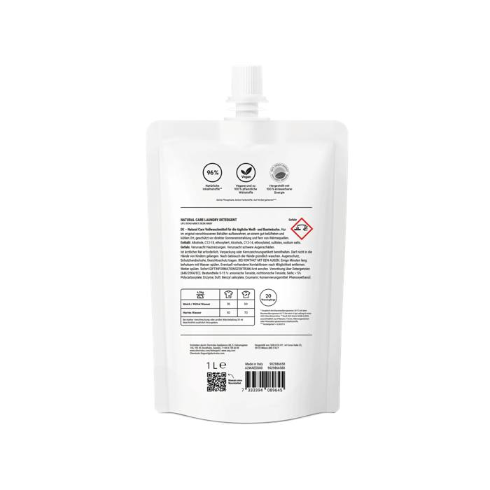 Natural Care Waschmittel flüssig - 1 Liter Standbeutel