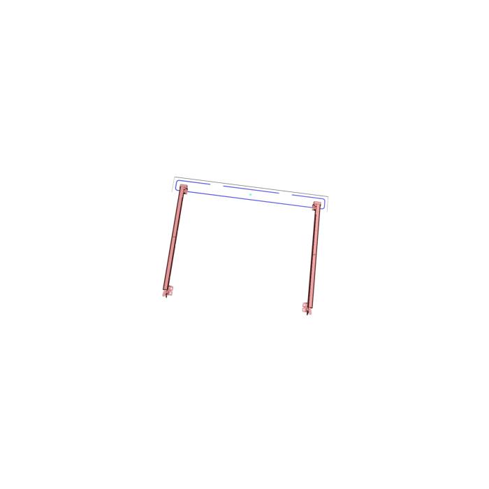 Ensemble de vitre de porte - 594x470mm