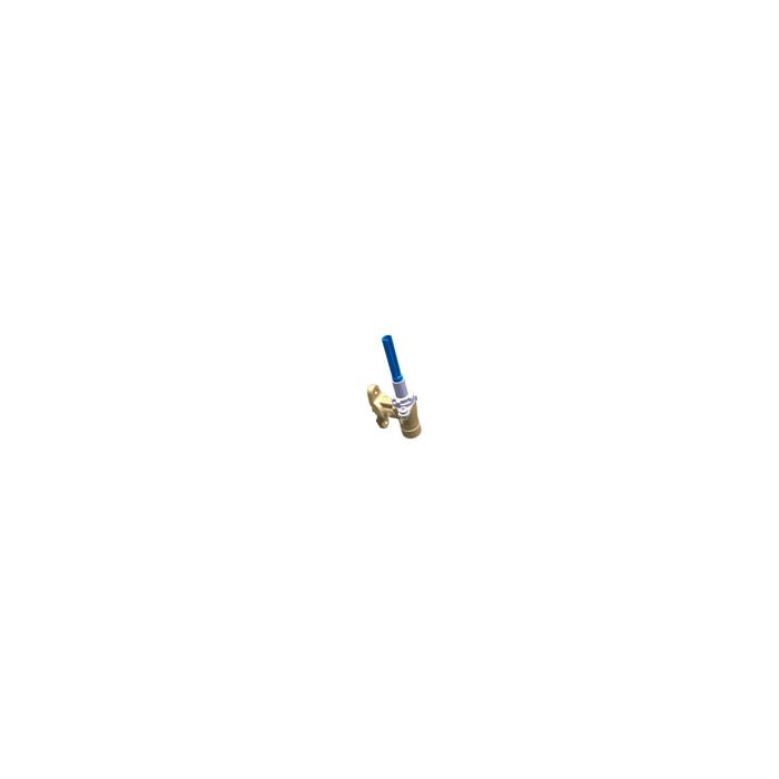 gas tap, semi-rapid, 0.5Nm