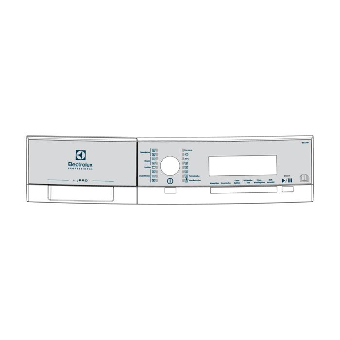 Insert,control panel,Electrolux,WE170V,DE