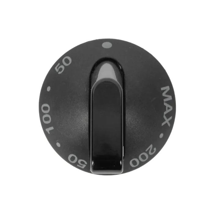 Black Oven Thermostat Control Knob