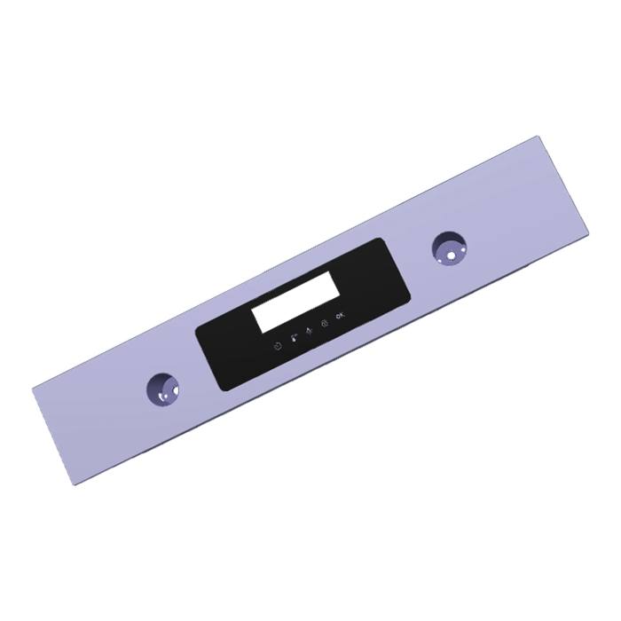 BEDIENBLENDE,INOX,60CM,LUX,2K