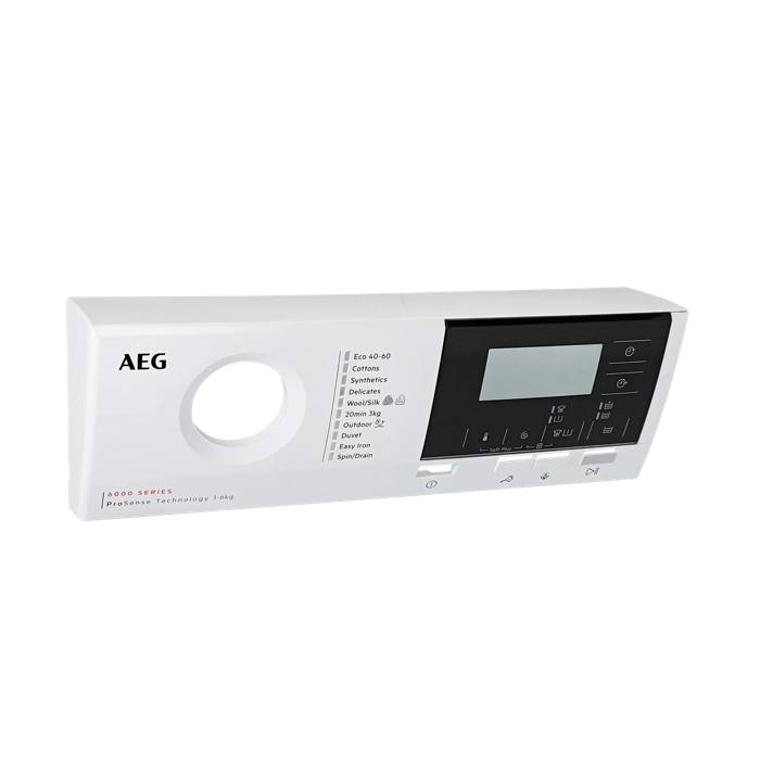 panel holder, white, AEG, EN,SYM