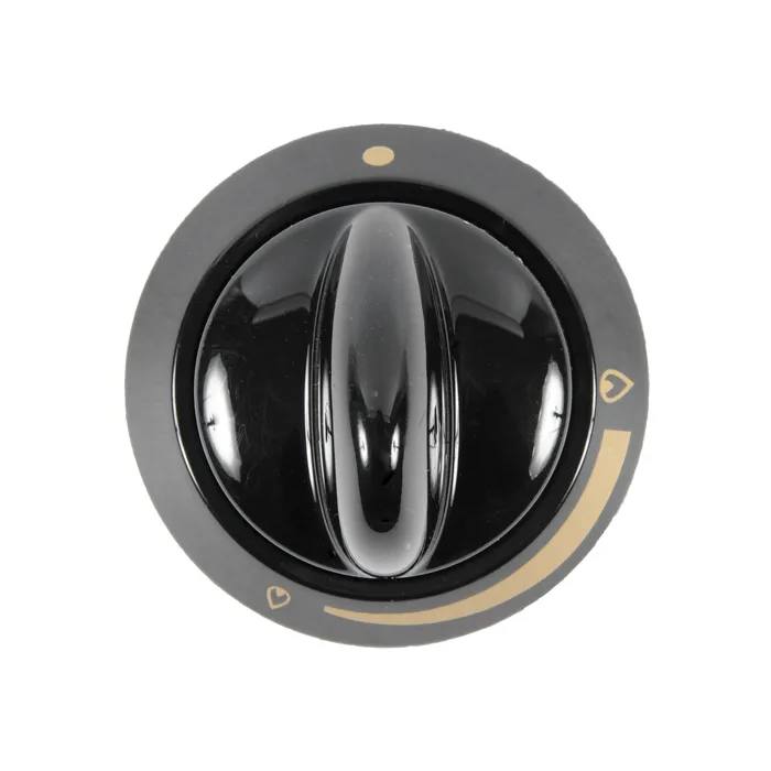 Black Gas Hob Control Knob