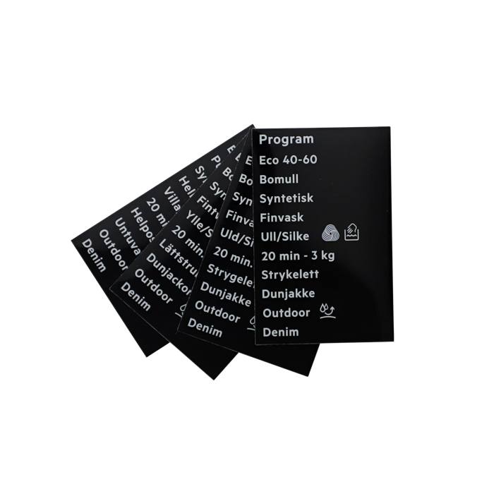 programme plate,knob,adhesive,DA,FI,NO,SV