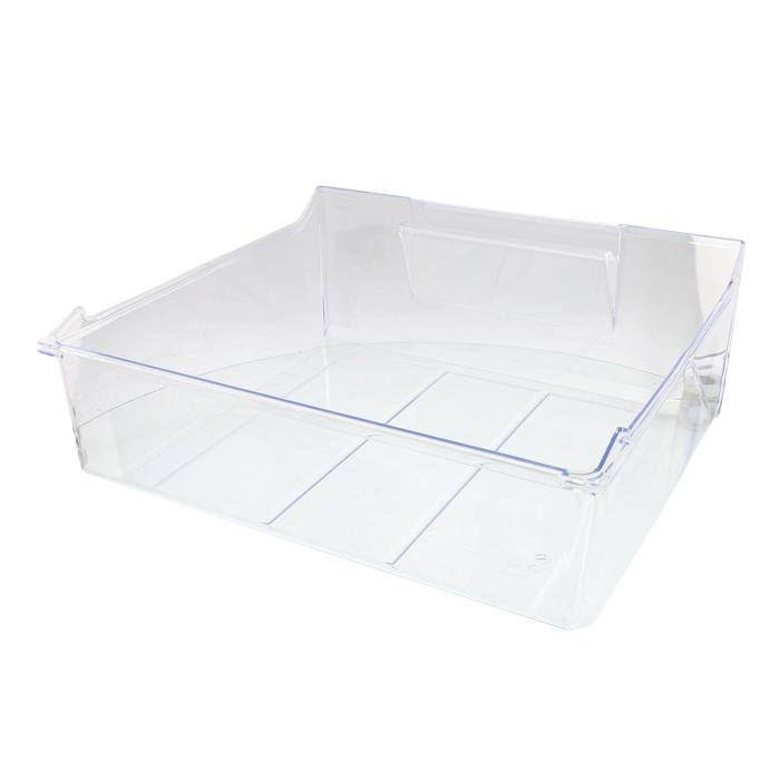 Ensemble tiroir supérieur transparent de congélateur 402 x 157mm