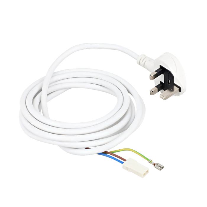 power cable, plastic, 2450mm,UK