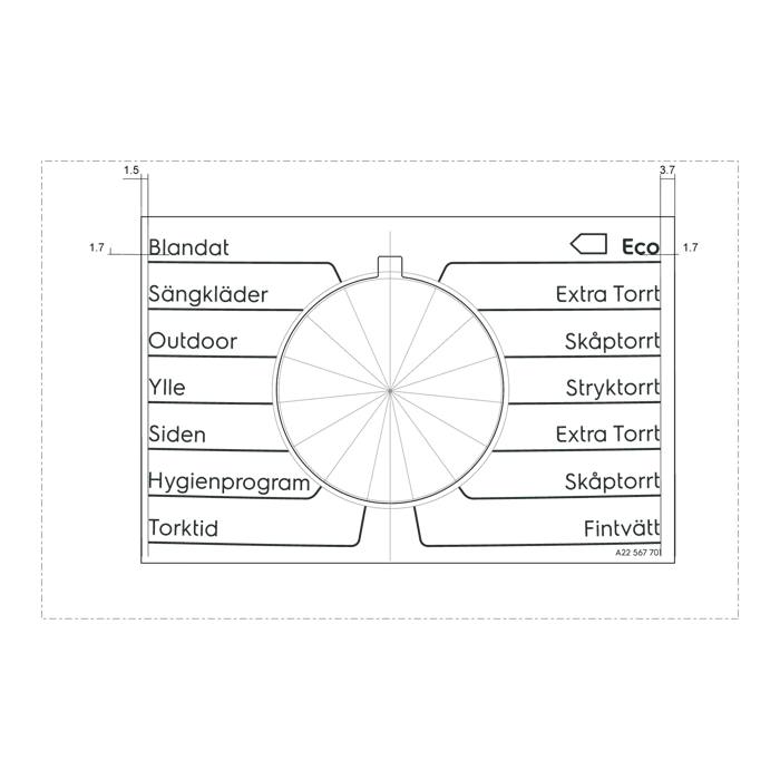 control panel,white,Electrolux,PL