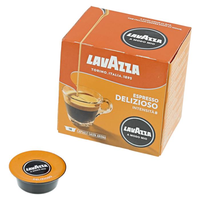 AMM8601 Deliziosamente A Modo Mio Lavazza Espresso Capsules - Pack of 16