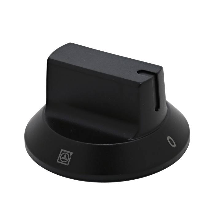 knob, function, black, 3+0