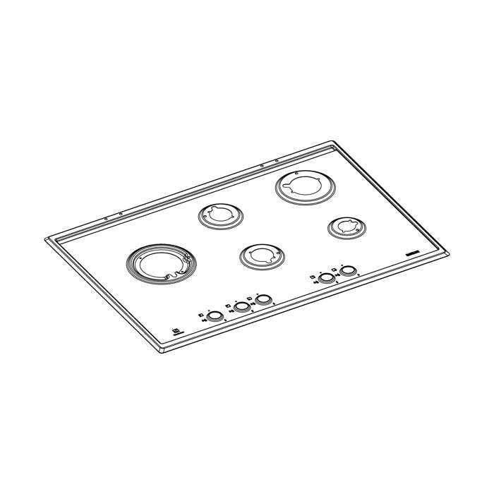 ARBEITSPLATTE,INOX,ZANUSSI,744