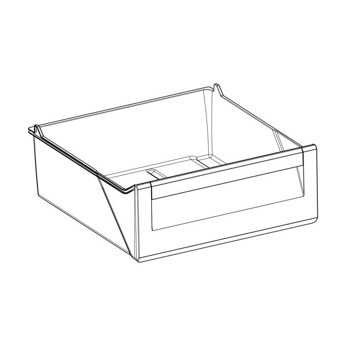 Box freezer,complete,neutral,7902, 402x209mm