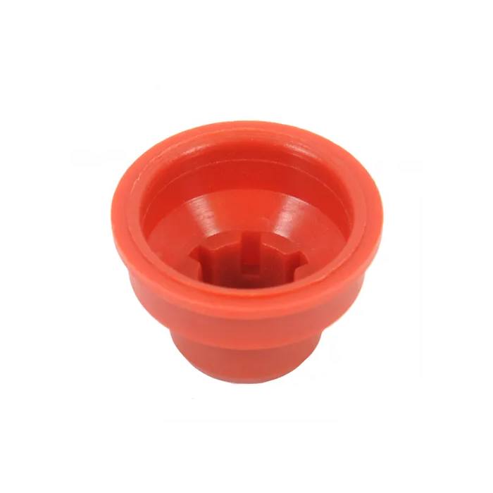 Knopfmuffe für Herde, rot