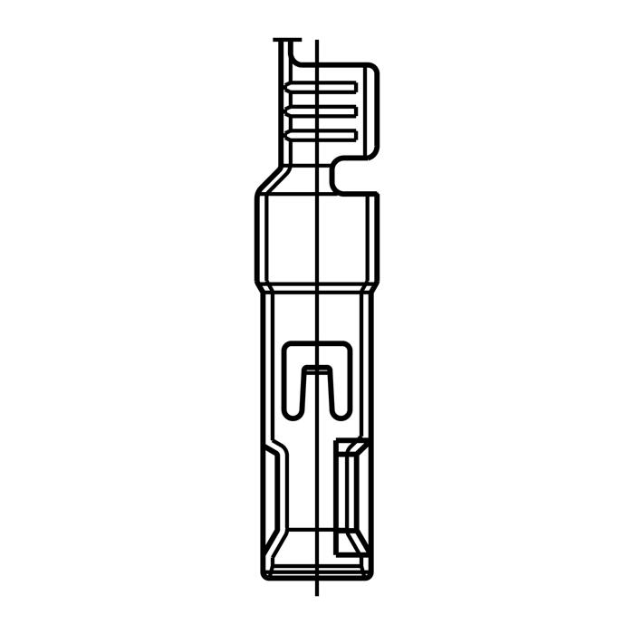 thermokoppel, hoofdoven, 1450mm