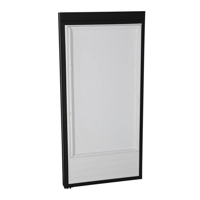 koelkastdeur, set, zwart, 1206x595mm
