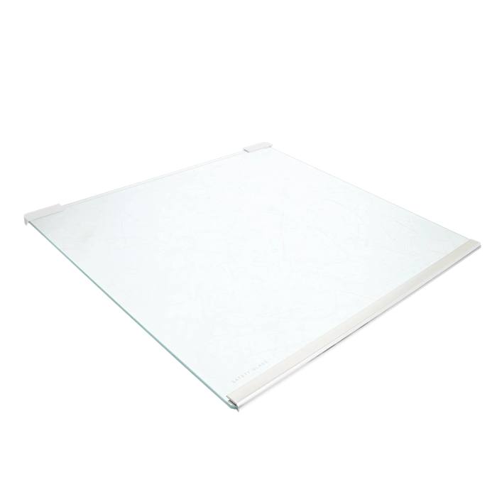glazen plank, kompleet, stop, 405x385mm