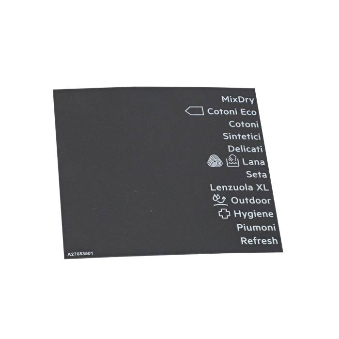 programme plate, adhesive, IT