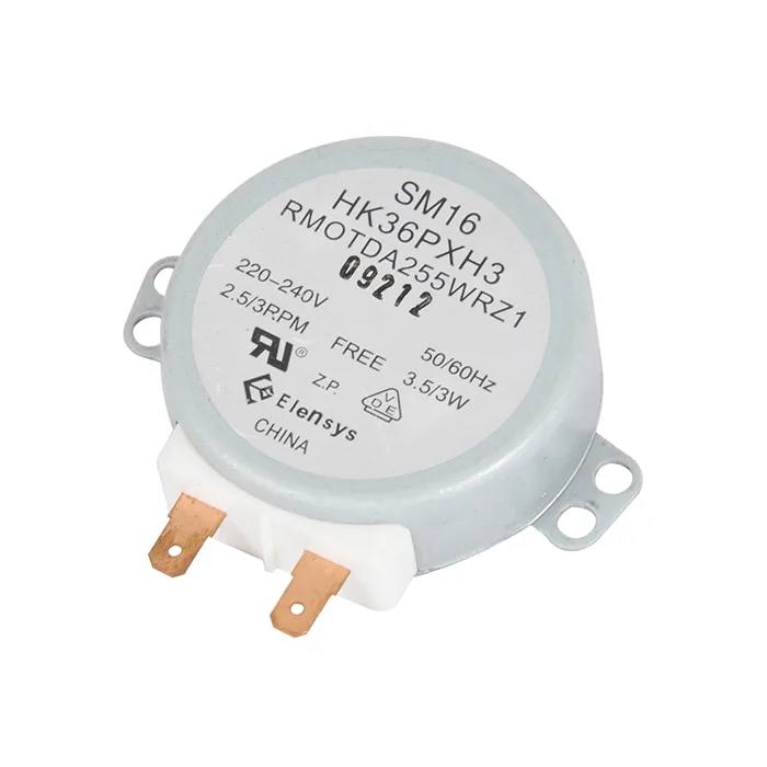 Motor para base giratoria de microondas