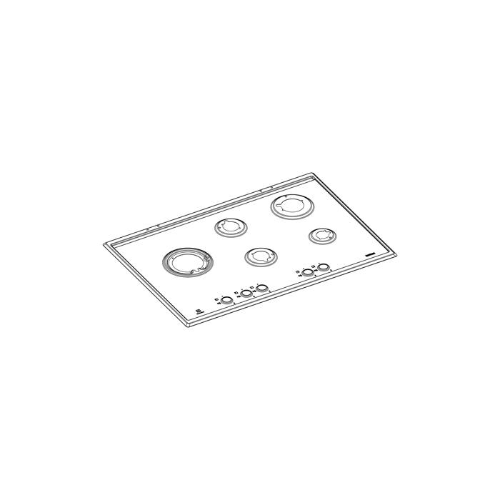 work top, inox, Electrolux, 744x510mm