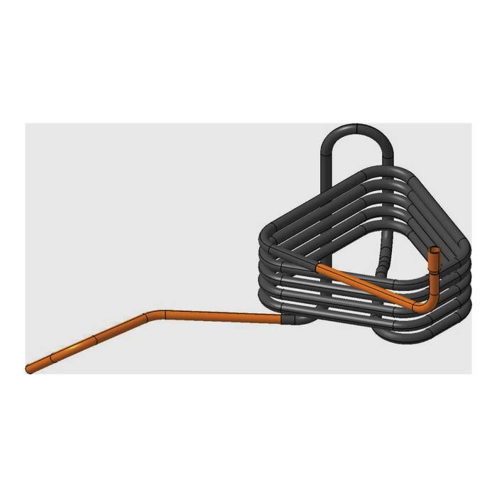 heating element, evaporation tray, tube, L=1981mm