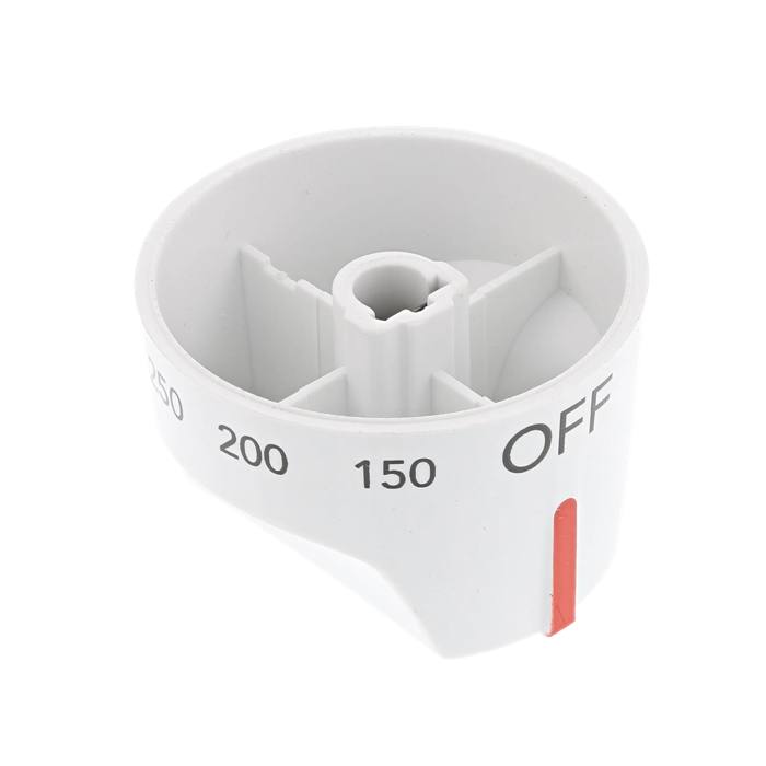 knob, thermostat, white