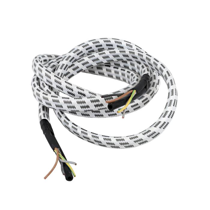 tubo, grigio/bianco