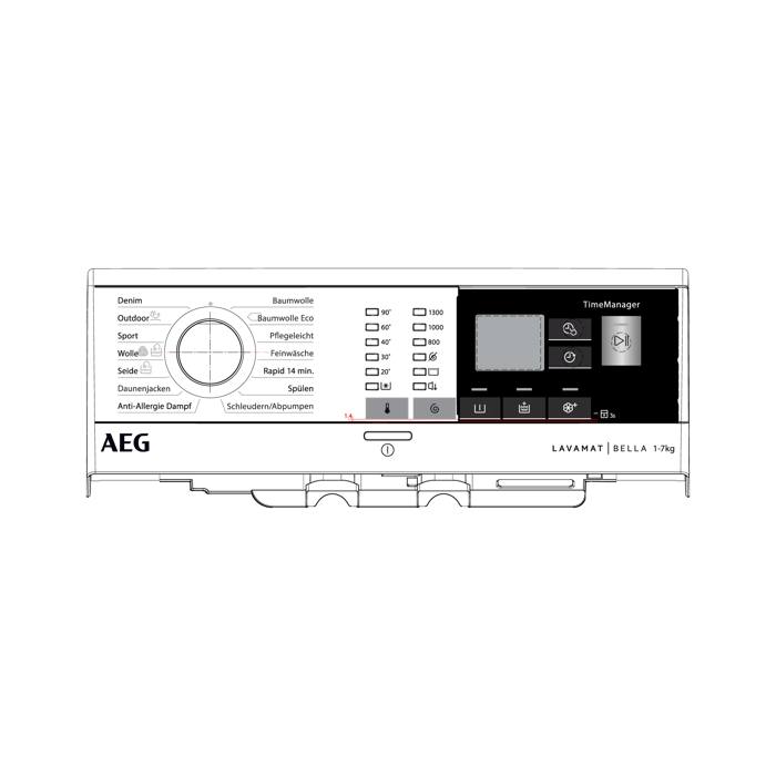 panel holder, white, AEG