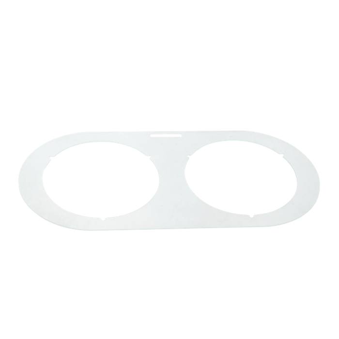 glass panel, oval