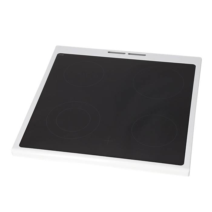 cooking top with frame,white,596x600mm
