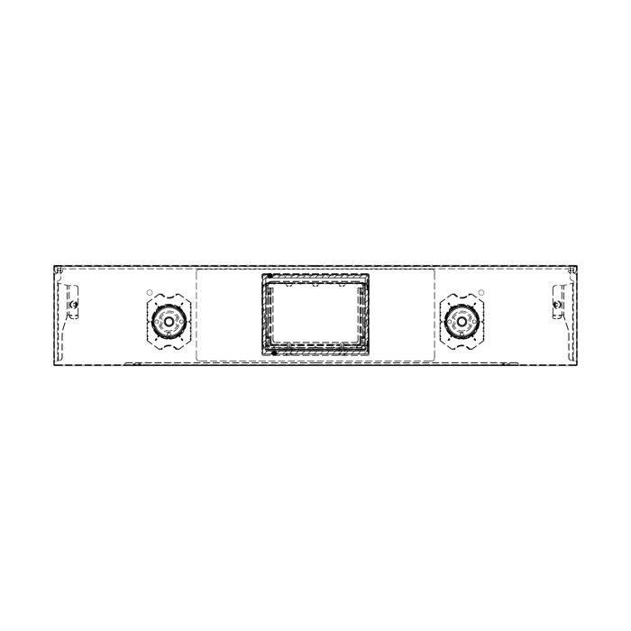 BEDIENBLENDE,INOX,60CM,SET,2K