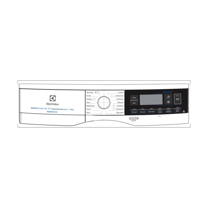 control panel,white,Electrolux,EN