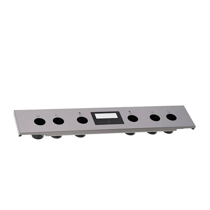 BEDIENBLENDE,INOX,60CM, SET, 6