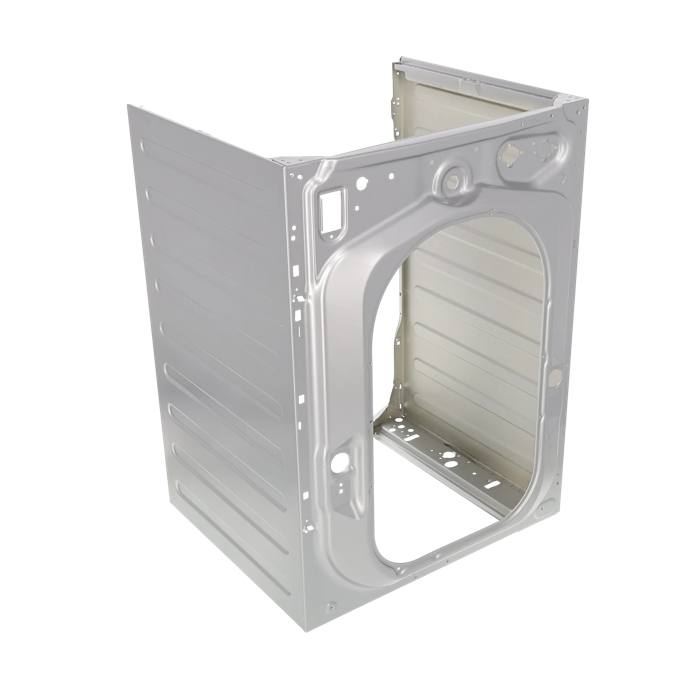 cabinet assembly, back, silver, HEC60,7952