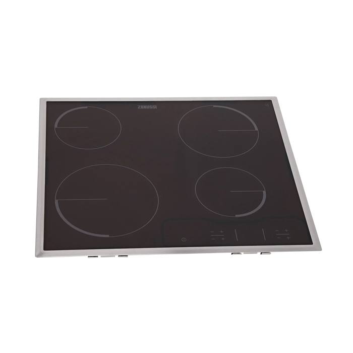 Glasplatte mit Rahmen,Inox,Zanussi,576x506mm