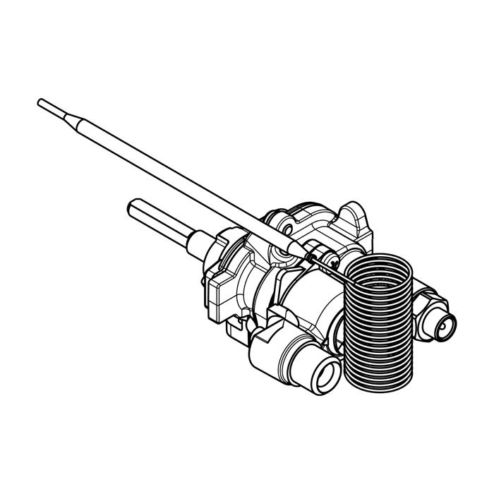 THERMOSTAT,GAS-BACKOFEN