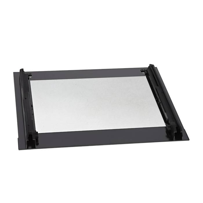 front glass, black, Electrolux, 594x465mm