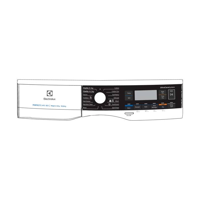 manöverpanel, vit, Electrolux