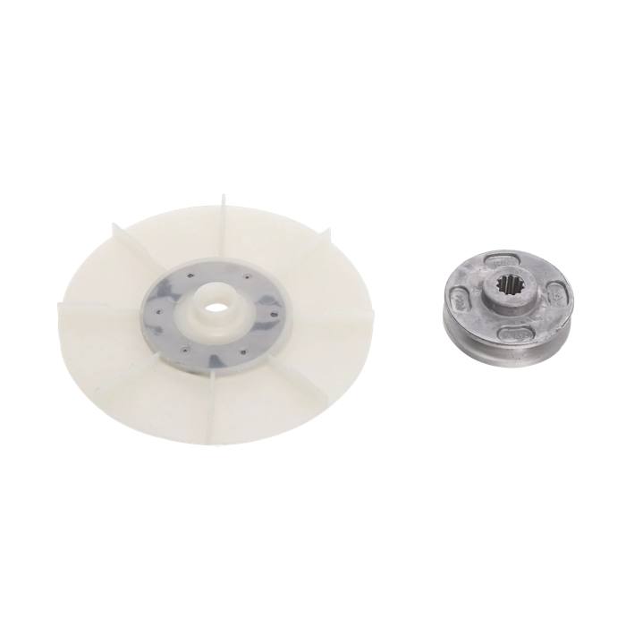 motor, pulley, assembly