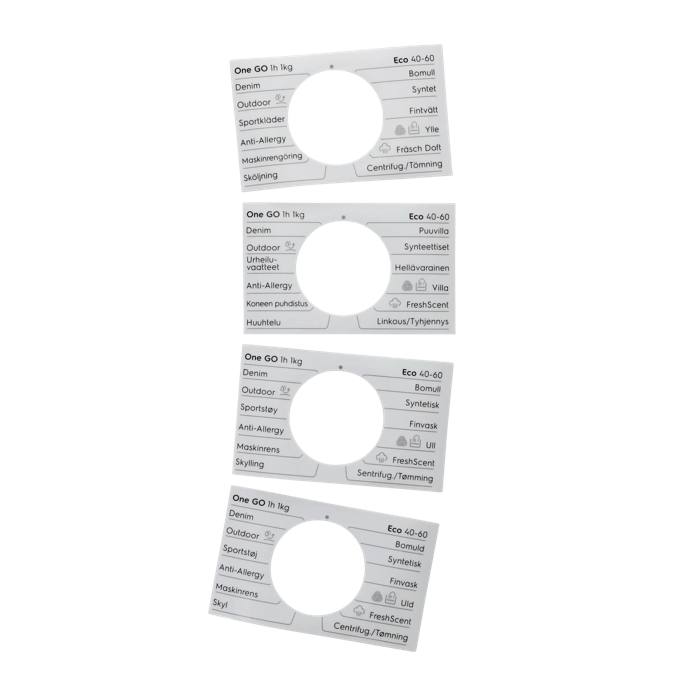 programme plate,knob,adhesive,DA,NO,FI,SV