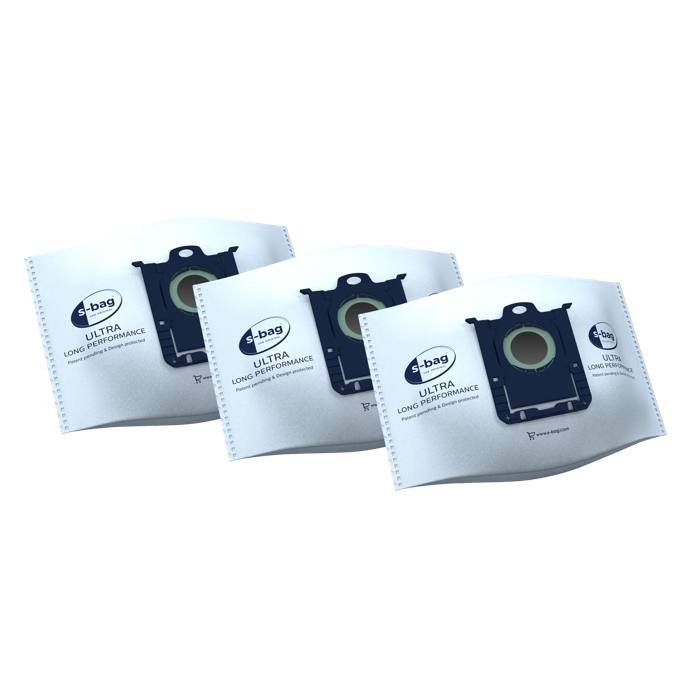 E210S s-bag® Ultra Long Performance dammsugarpåsar, 3 påsar