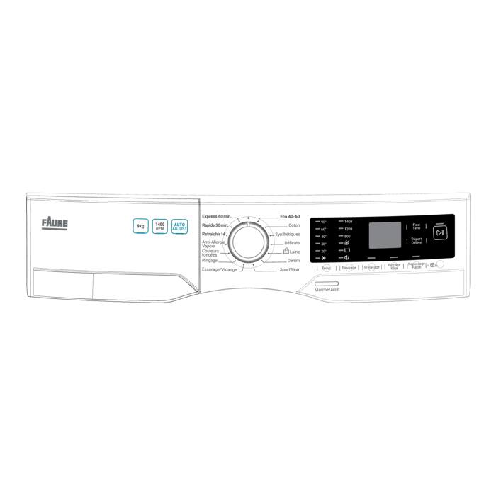 panel holder, white, AEG, NL