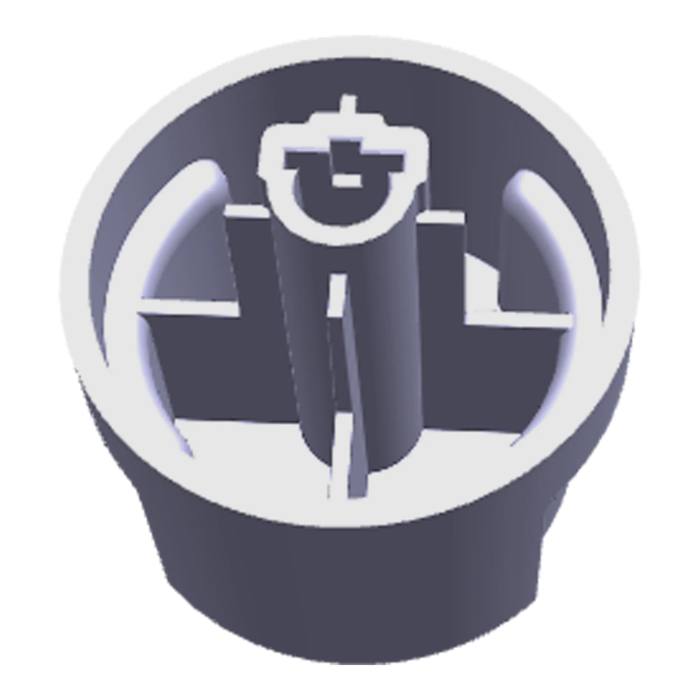 knob, minute minder, white