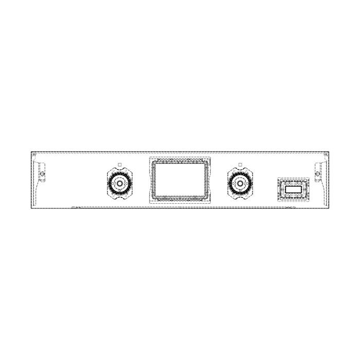 panel obslugi,czarny,60cm,SET,2K