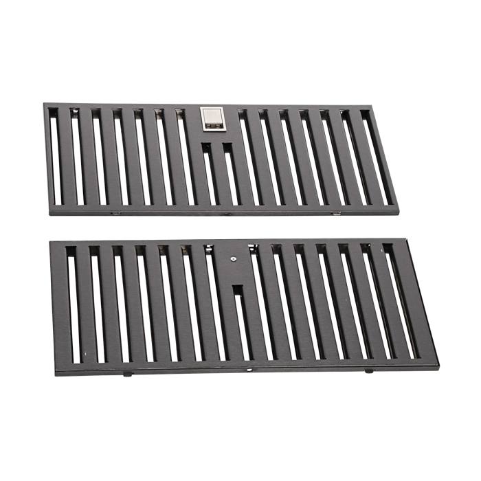 filtro grassi, nero, inox